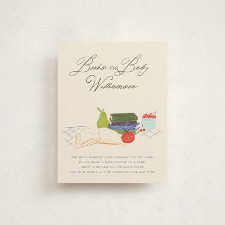 Baby Shower Insert Cards