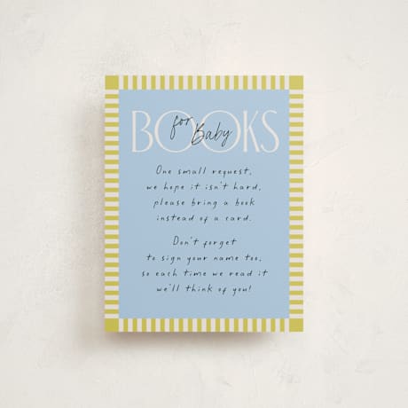 Baby Shower Insert Cards