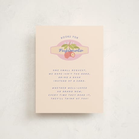 Baby Shower Insert Cards
