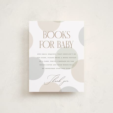 Baby Shower Insert Cards