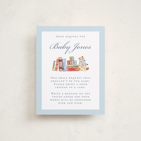 Baby Shower Insert Cards