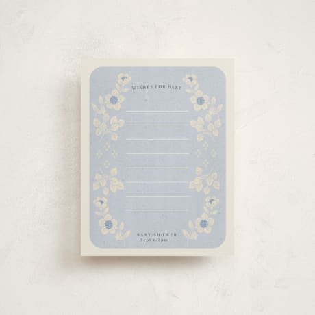 Baby Shower Insert Cards