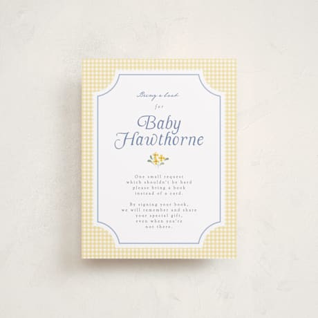 Baby Shower Insert Cards