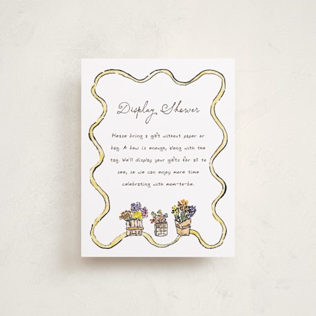 Baby Shower Insert Cards