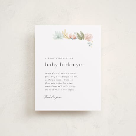 Baby Shower Insert Cards
