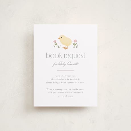 Baby Shower Insert Cards
