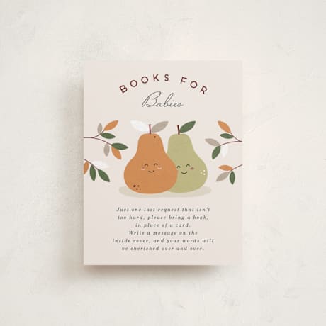 Baby Shower Insert Cards