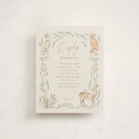 Baby Shower Insert Cards