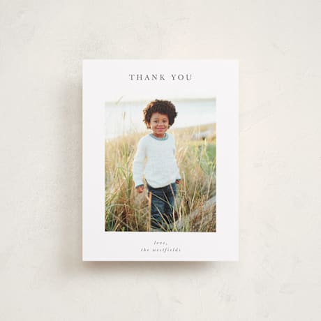 Flat Birth Announcement Thank You Cards