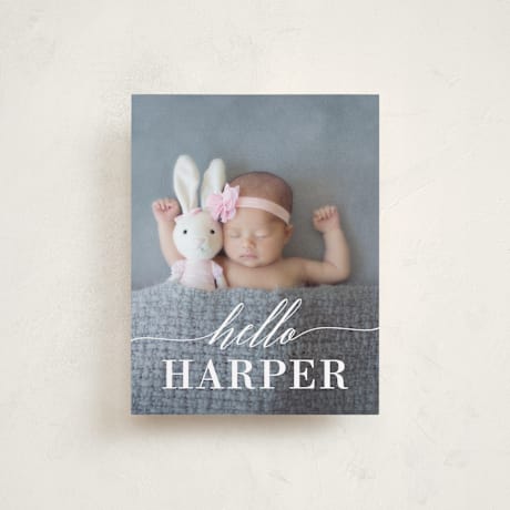 Birth Announcement Booklette Cards