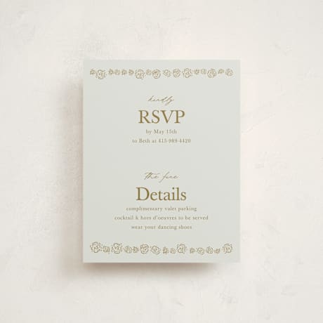 Debutante Party Enclosure Cards