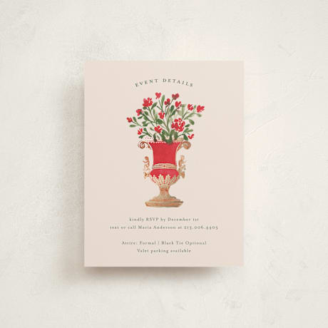 Foil-Pressed Debutante Party Enclosure Cards