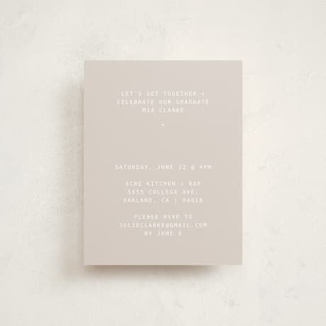Graduation Insert Cards