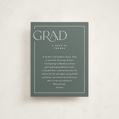 Graduation Insert Cards