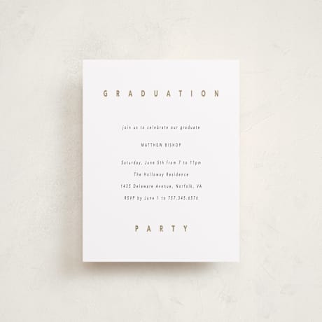 Graduation Insert Cards