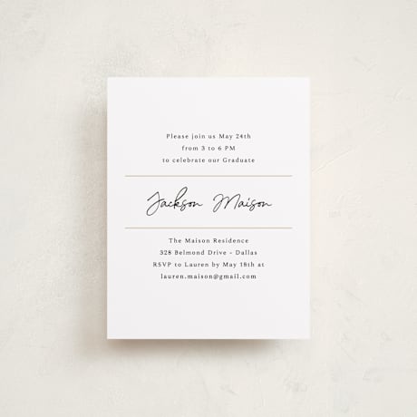 Graduation Insert Cards