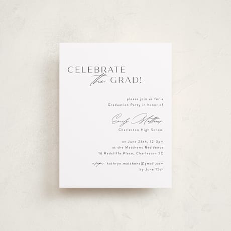 Graduation Insert Cards