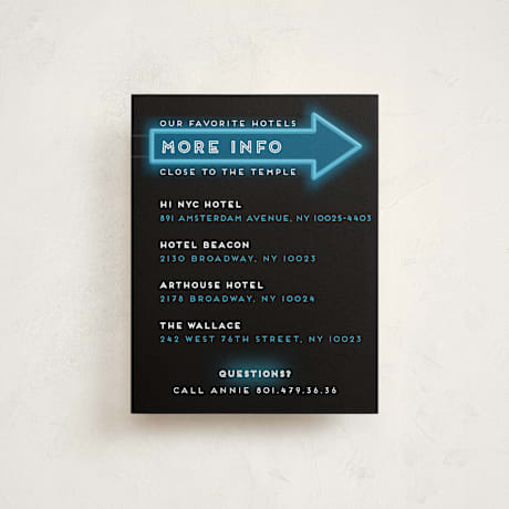 Mitzvah Direction Cards