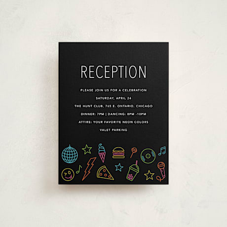 Mitzvah Reception Cards