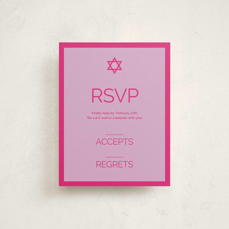 Mitzvah RSVP Cards
