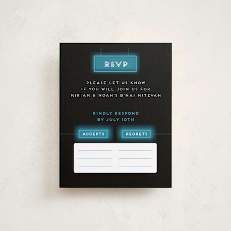 Mitzvah RSVP Cards