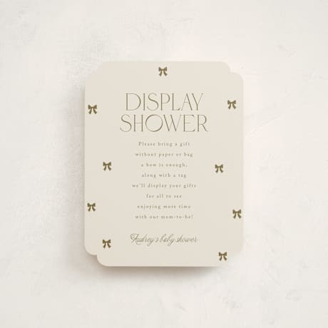 Baby Shower Insert Cards