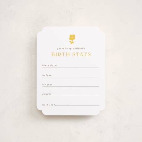Baby Shower Insert Cards