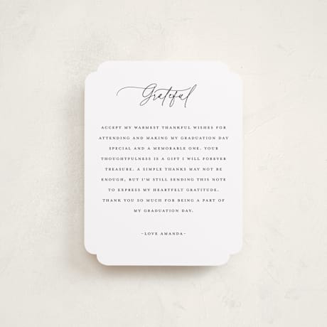 Graduation Insert Cards