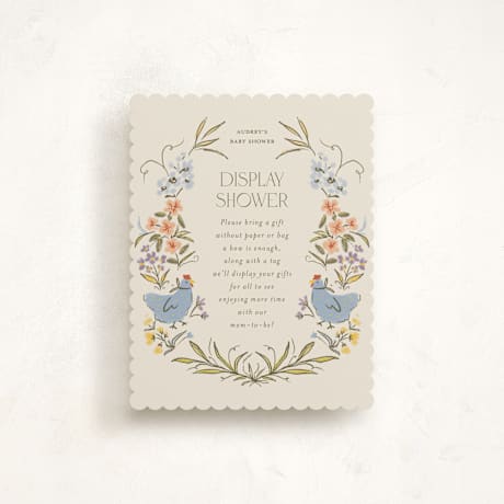 Baby Shower Insert Cards