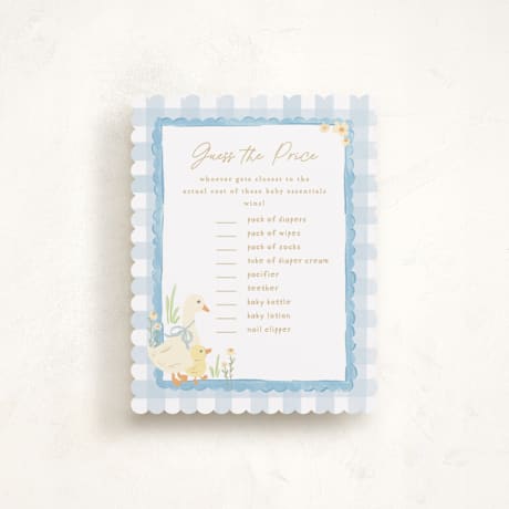 Baby Shower Insert Cards