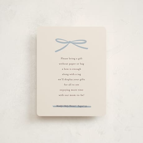 Baby Shower Insert Cards