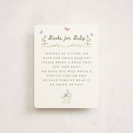 Baby Shower Insert Cards