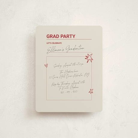 Graduation Insert Cards