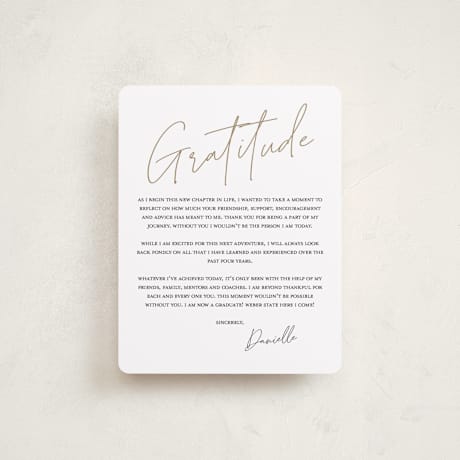 Graduation Insert Cards