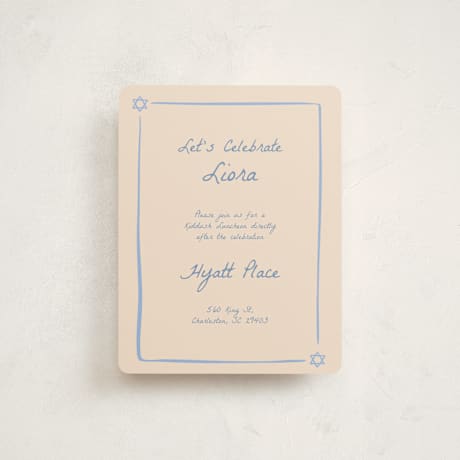 Mitzvah Reception Cards
