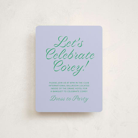 Mitzvah Reception Cards