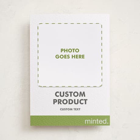 Letterpress Holiday Photo Mount Cards