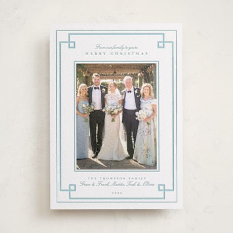 Letterpress Holiday Photo Mount Cards