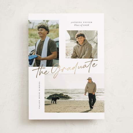 Foil-Pressed Graduation Announcements