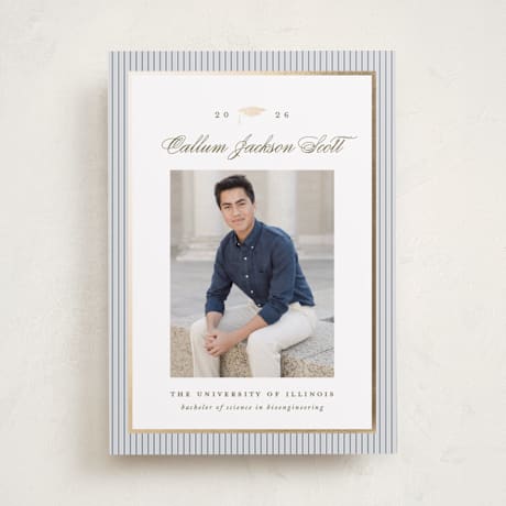 Foil-Pressed Graduation Announcements