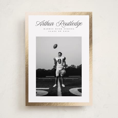 Foil-Pressed Graduation Announcements