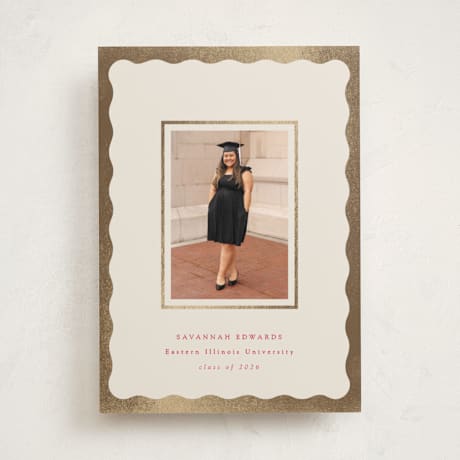 Foil-Pressed Graduation Announcements