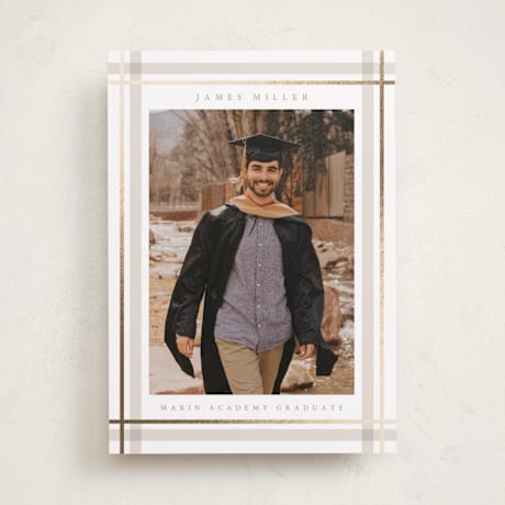 Foil-Pressed Graduation Announcements
