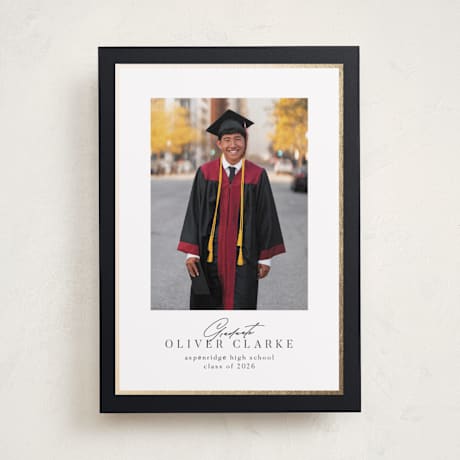 Foil-Pressed Graduation Announcements