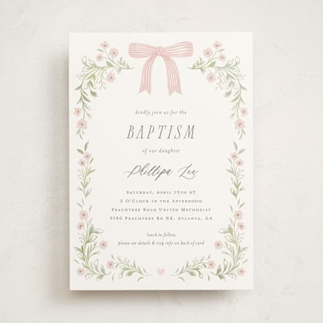 Baptism and Christening Invitations