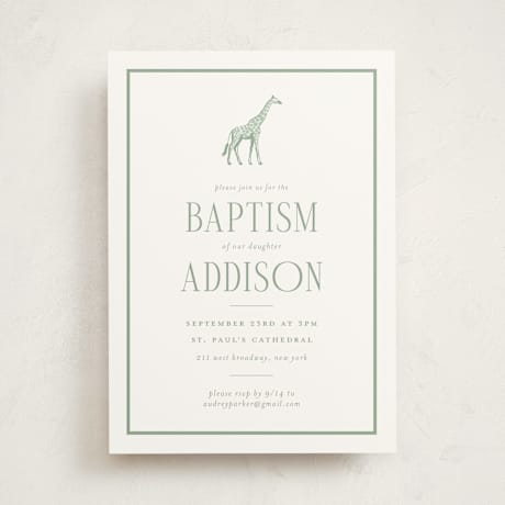 Baptism and Christening Invitations