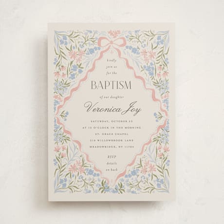 Baptism and Christening Invitations