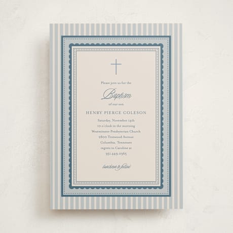 Baptism and Christening Invitations