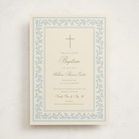 Baptism and Christening Invitations