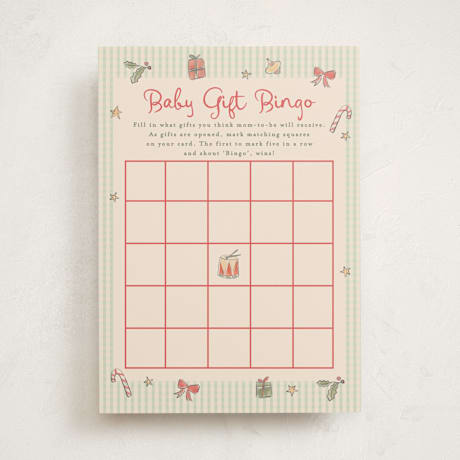 Baby Shower Game Cards
